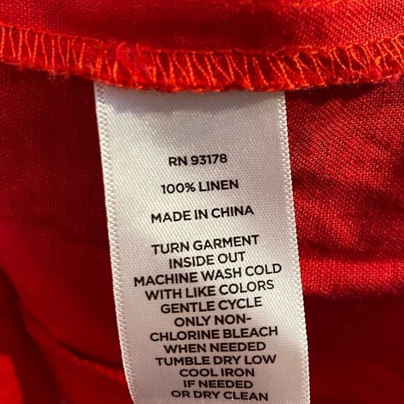 Magaschoni dress made of 100% linen Size XS - Picture 4 of 5